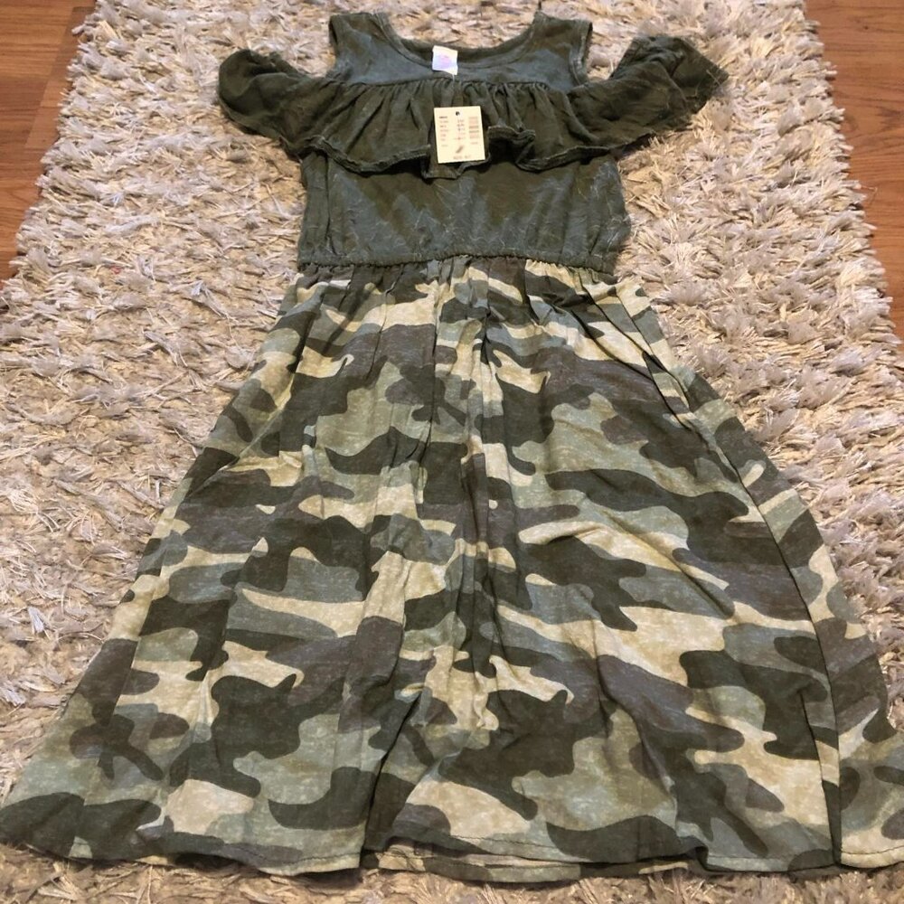 JUSTICE GIRLS CAMO DRESS